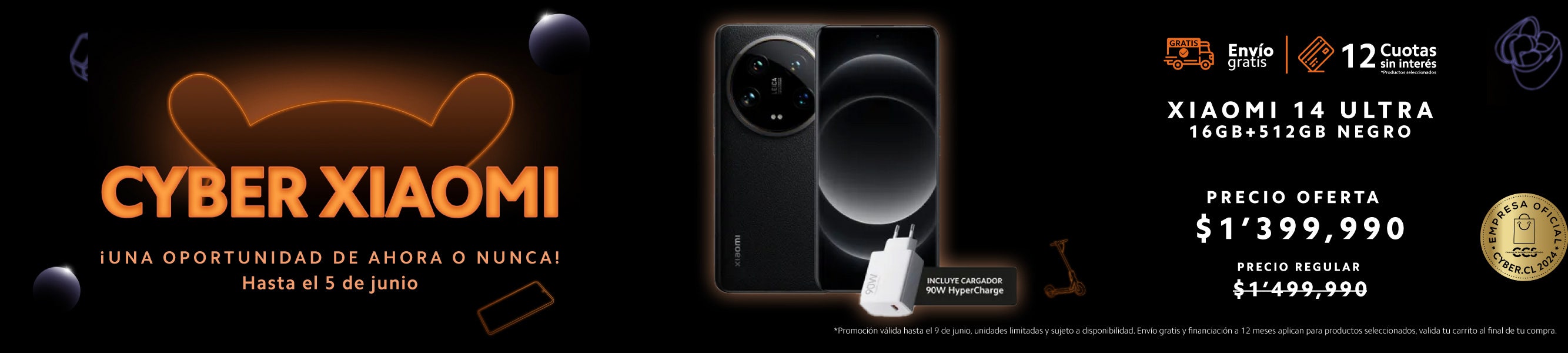 Xiaomi Chile | Xiaomi Tienda Oficial | Comprar Xiaomi Xiaomi 14 Ultra 16GB RAM + 512GB de almacenamiento en oferta | Envío gratis