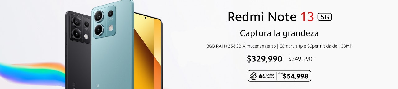 Xiaomi Chile | Xiaomi Tienda Oficial | Comprar Redmi Note 13 5G en oferta | Envío gratis