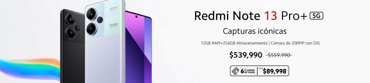 Xiaomi Chile | Xiaomi Tienda Oficial | Comprar Redmi Note 13 PRO Plus 5G en oferta | Envío gratis